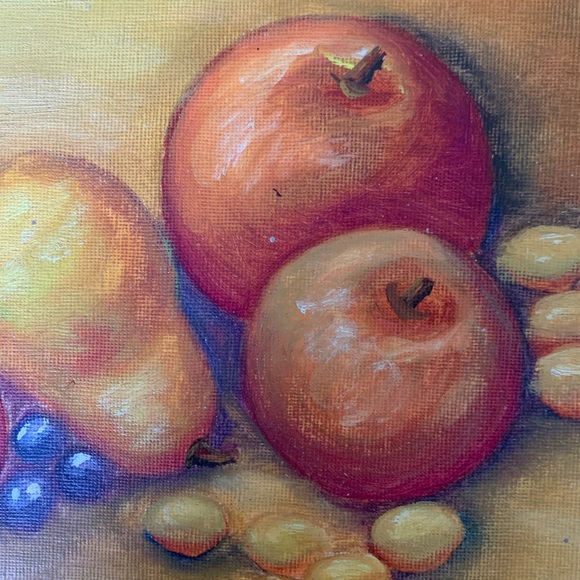 ! OOAK Vintage Still Life, Original Oil Painting, 1975 - Picture 9 of 10